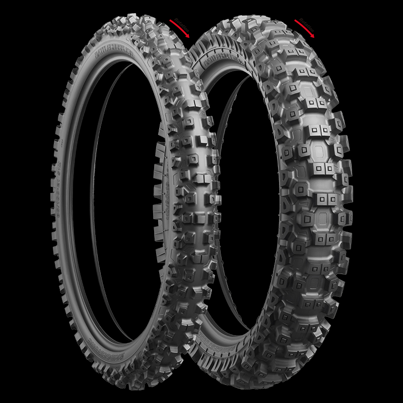 BRIDGESTONE BATTLECROSS X30 110/100-18 (REAR – MED)