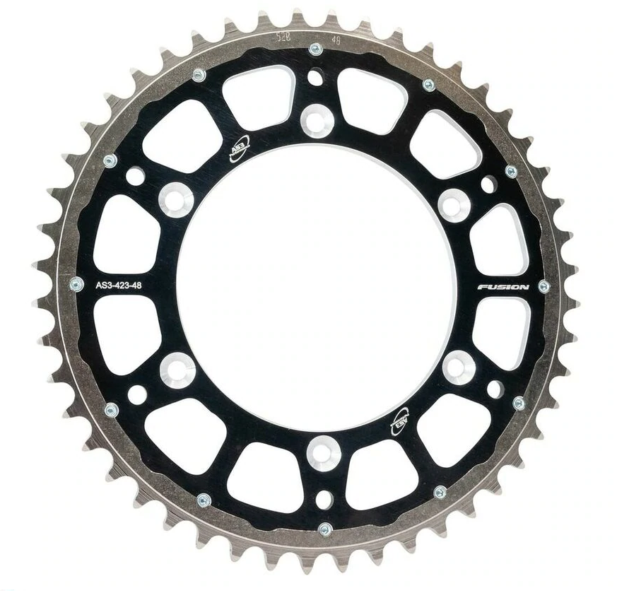 SHERCO SE SE-F 250 300 450 R 2013-2022 AS3 FACTORY REAR SPROCKET 49T  – AS3 (BLACK or BLUE)