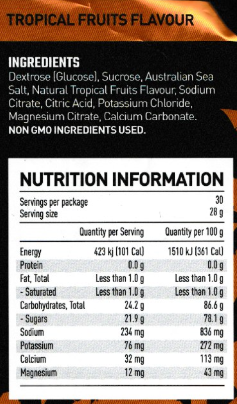 TROPICAL (70 SCOOP BAG) 1.96KG